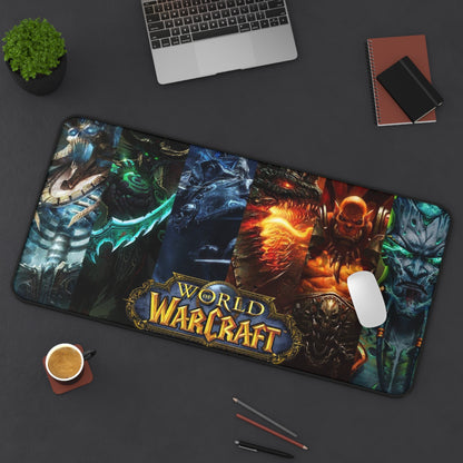 Heroes of World of Warcraft Desk Mat, Gaming keyboard matt, mousepad large, XXL extended deskpad mouse pad - Bolt Print