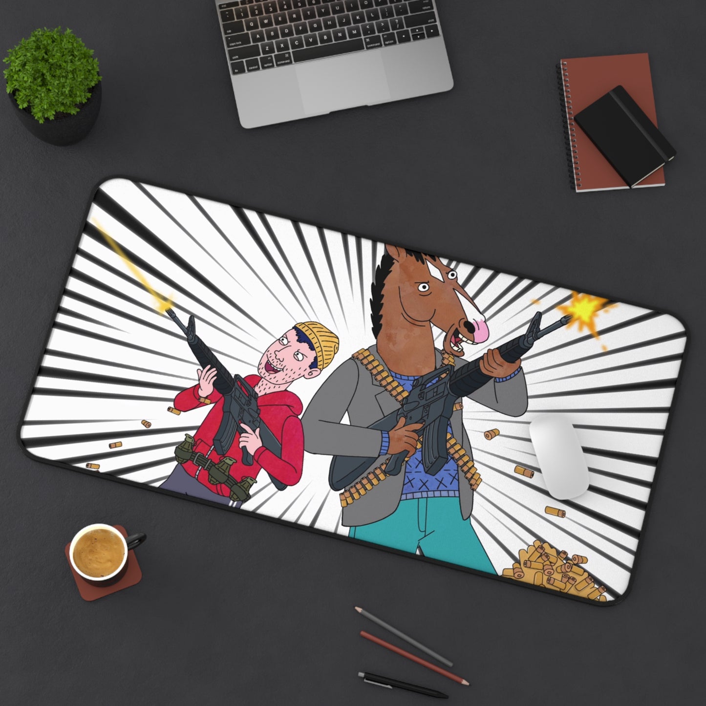 BoJack Horseman Desk Mat, gaming mouse mat, XXL deskpad mouse pad