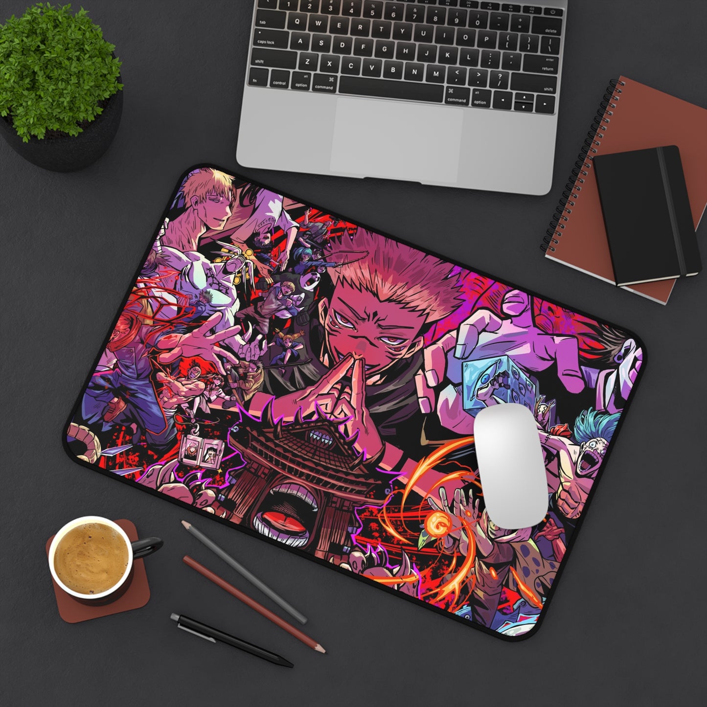 Anime Jujutsu Kaisen Gojo vs Sukuna Desk Mat