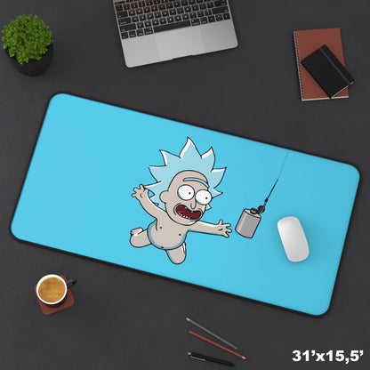 Rick and Morty nirvana Desk Mat, Gaming keyboard matt, mousepad large, XXL extended deskpad mouse pad - Bold Print