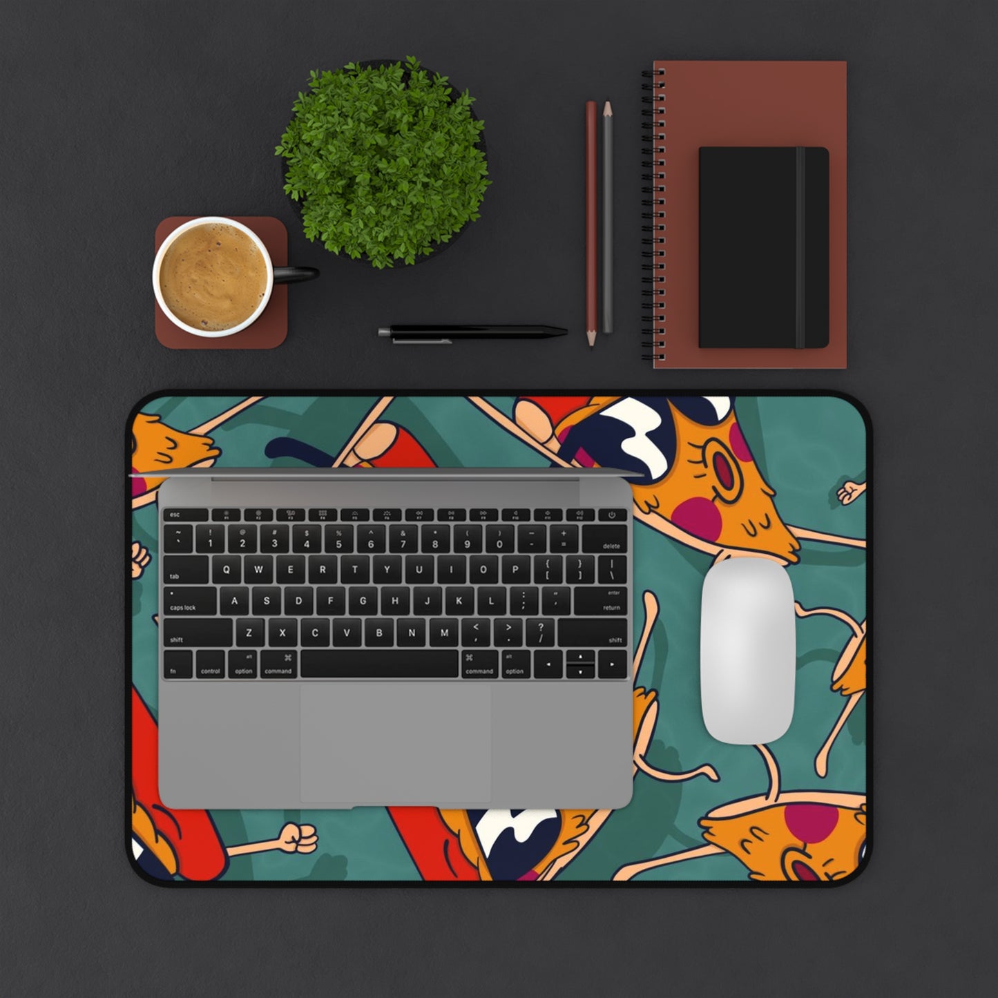 Cool Pizza Desk Mat