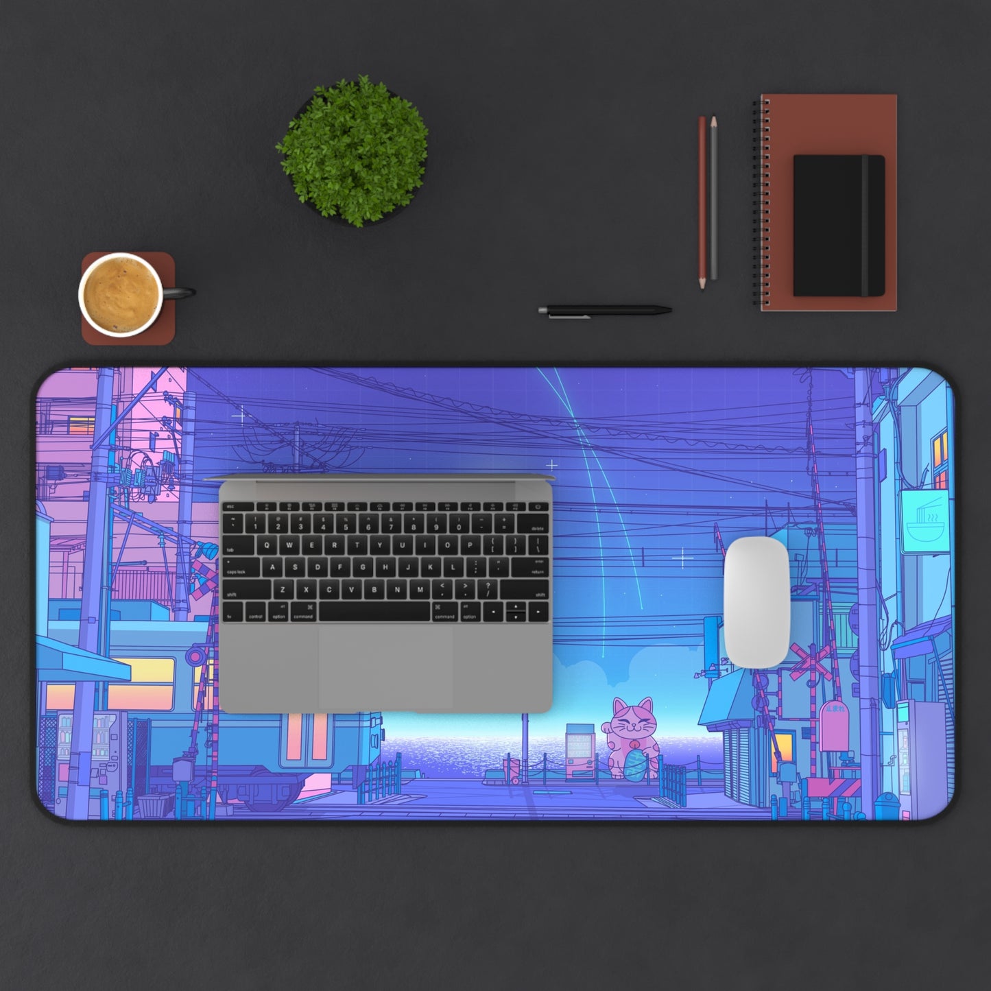 Lofi Japanese Gaming Desk Mat