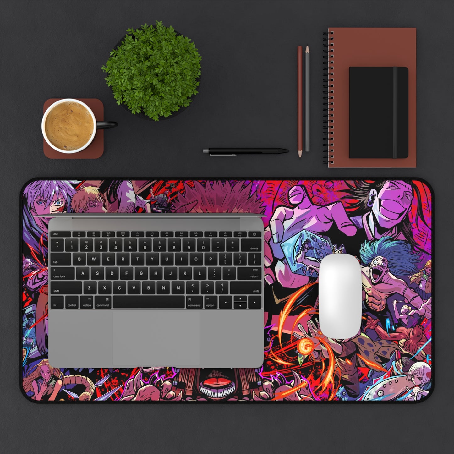 Anime Jujutsu Kaisen Gojo vs Sukuna Desk Mat