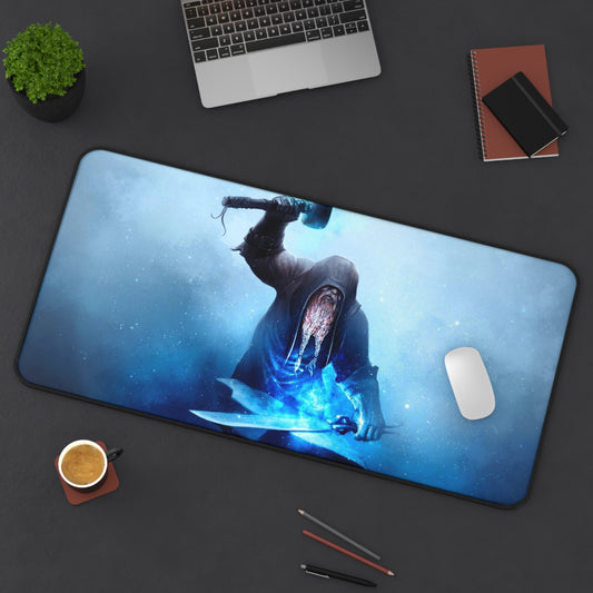 Magic blacksmith Desk Mat, deskmat xl, Gaming keyboard matt, mousepad large, XXL extended deskpad mouse pad, large gaming mousepad - Bolt Print