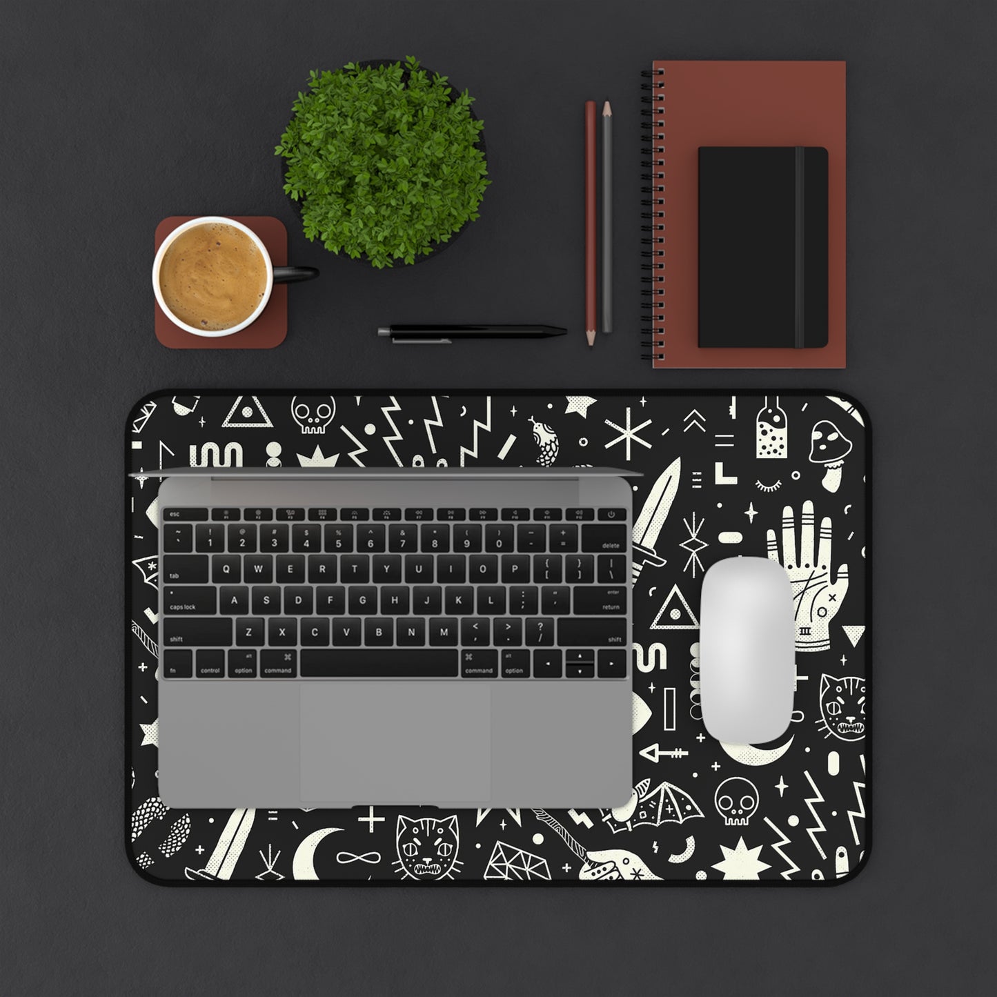 Witchcraft Desk Mat, Gaming keyboard mat, XXL mousepad