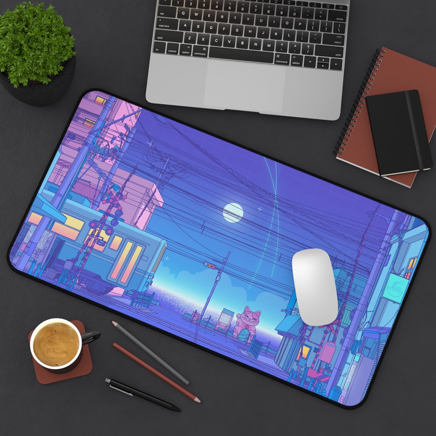 Lofi Japanese Gaming Desk Mat