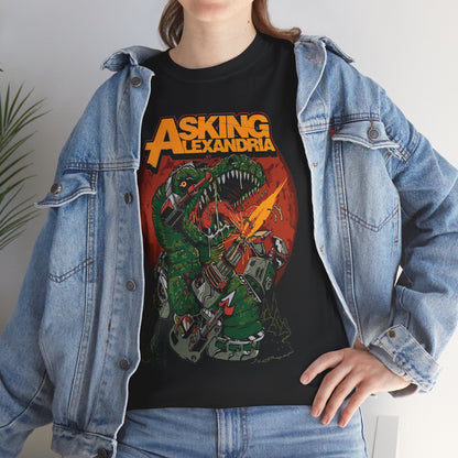 ASKING ALEXANDRIA Dino T-Shirt, Metal Unisex tee