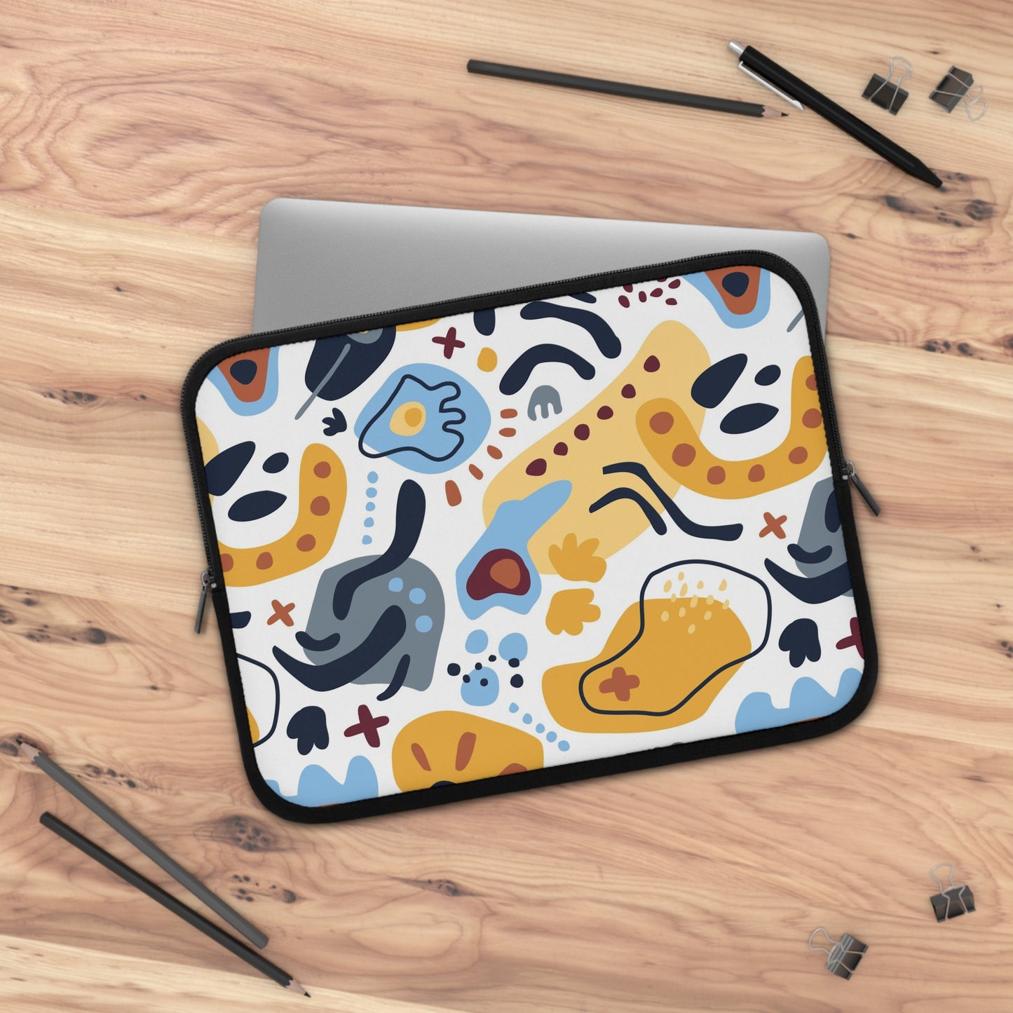 Laptop sleeve abstract element