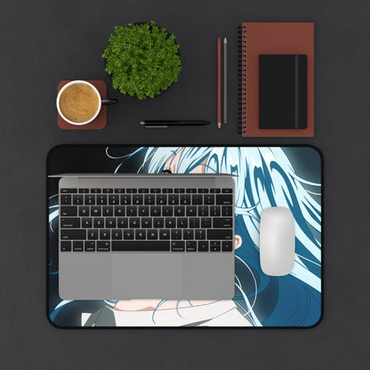 Anime girl Desk Mat, deskmat xl, Gaming keyboard matt, mousepad large, XXL extended deskpad mouse pad, large gaming mousepad - Bolt Print