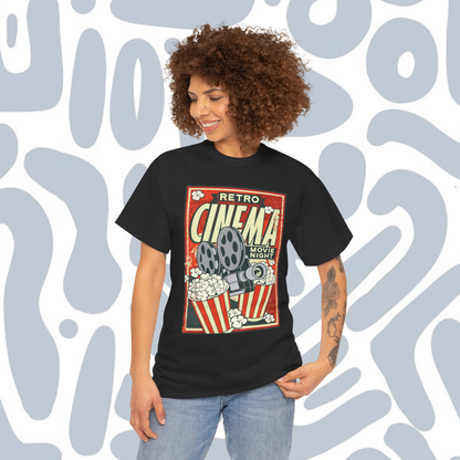 Retro cinema poster T-Shirt, Funny Unisex tee
