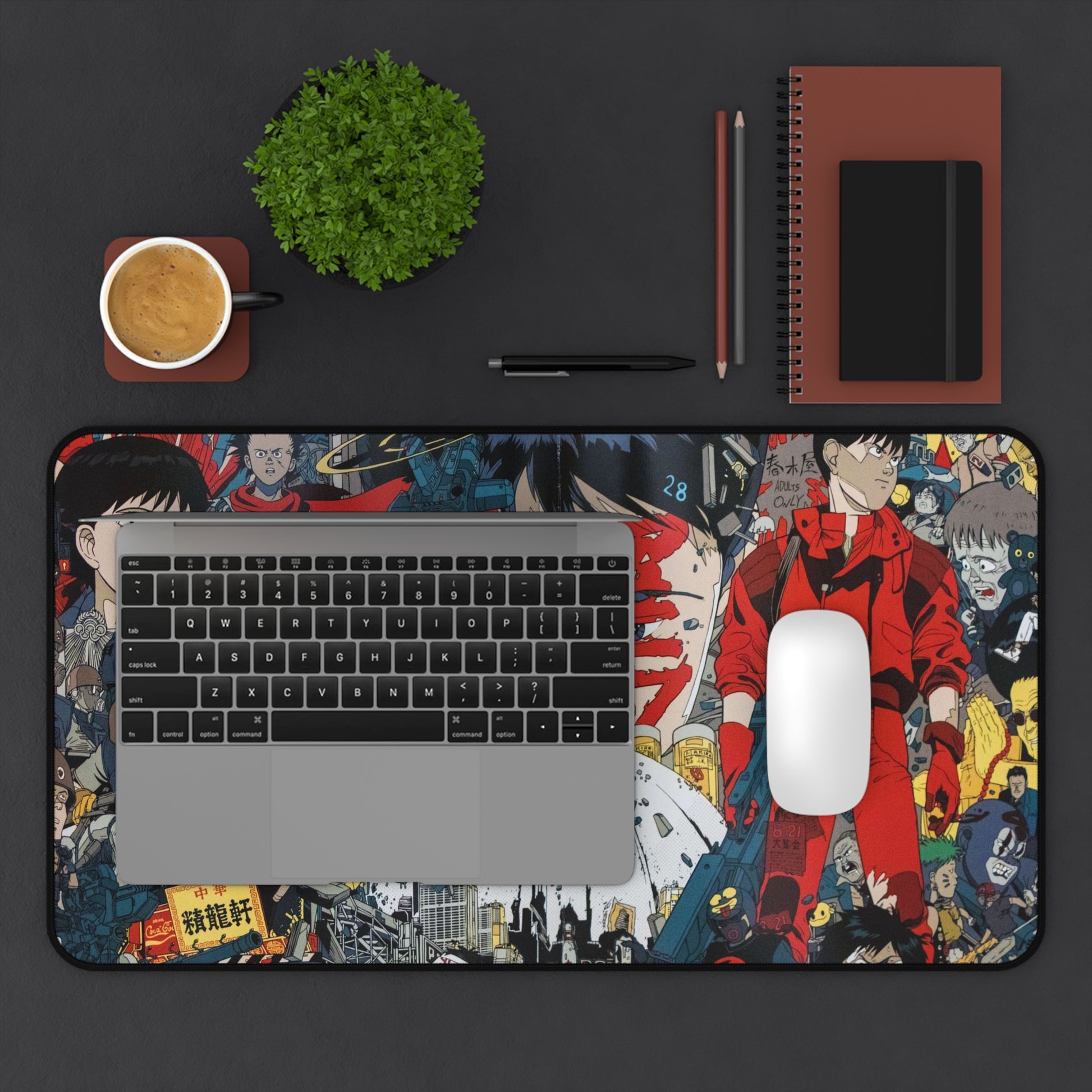 Anime Akira Desk Mat, Gaming keyboard matt, mousepad large, XXL extended deskpad mouse pad - Bold Print