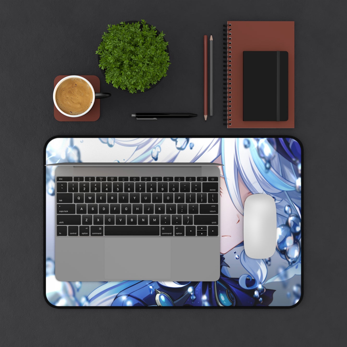 Anime Girl Furina Genshin Gaming Desk Mat