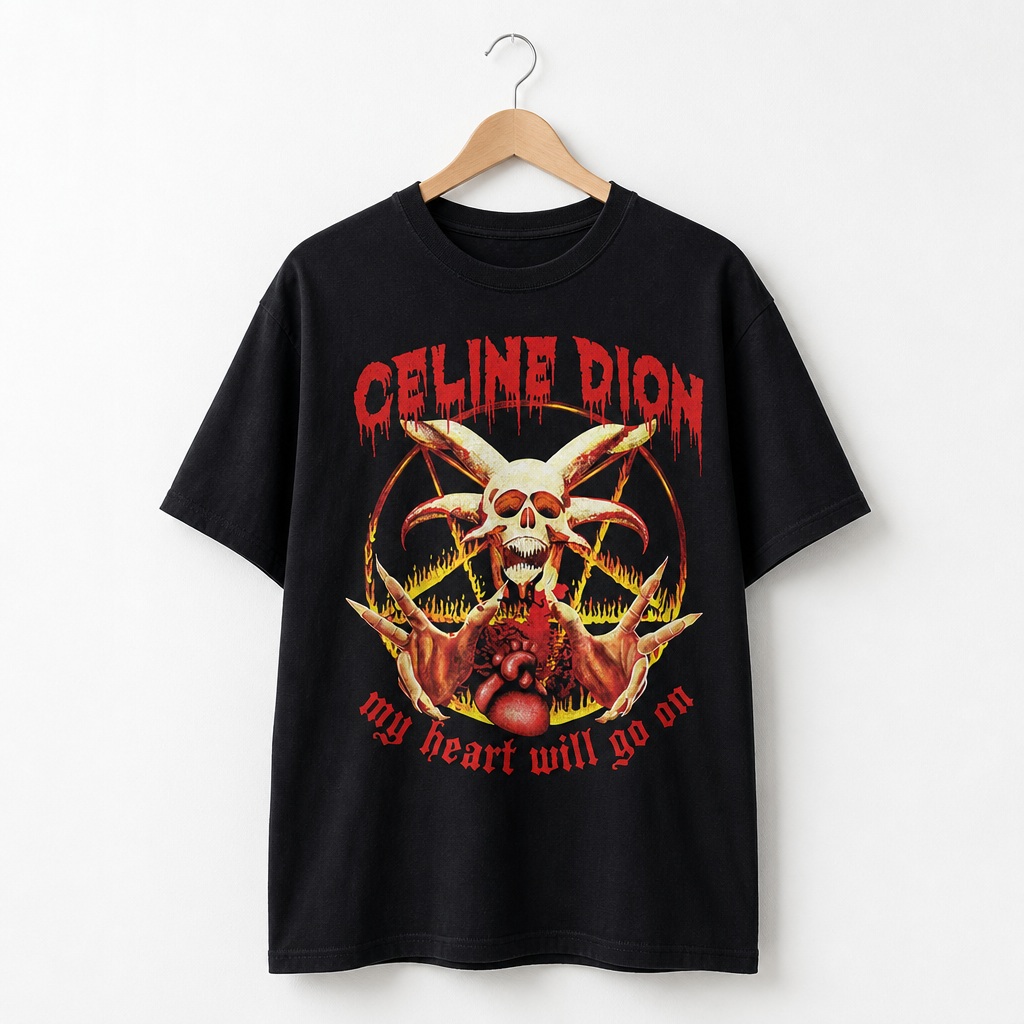 Funny Celine Dion Horror Parody T-Shirt