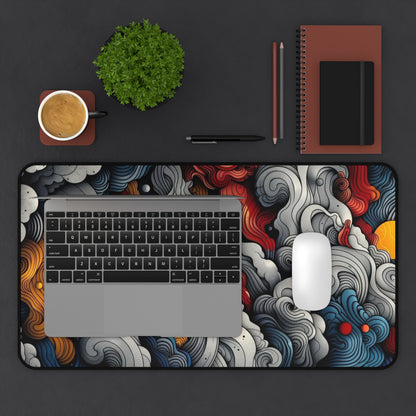 Abstract harmony Desk Mat