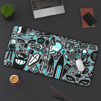 aa3de01c Desk Mat, Gaming keyboard matt, mousepad large, XXL extended deskpad mouse pad - Bold Print