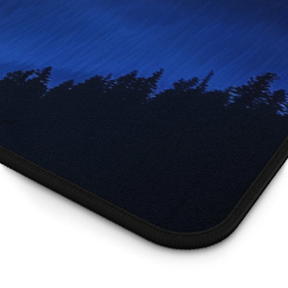 Indigo Mountains Desk Mat, Gaming keyboard matt, mousepad large, XXL extended deskpad mouse pad