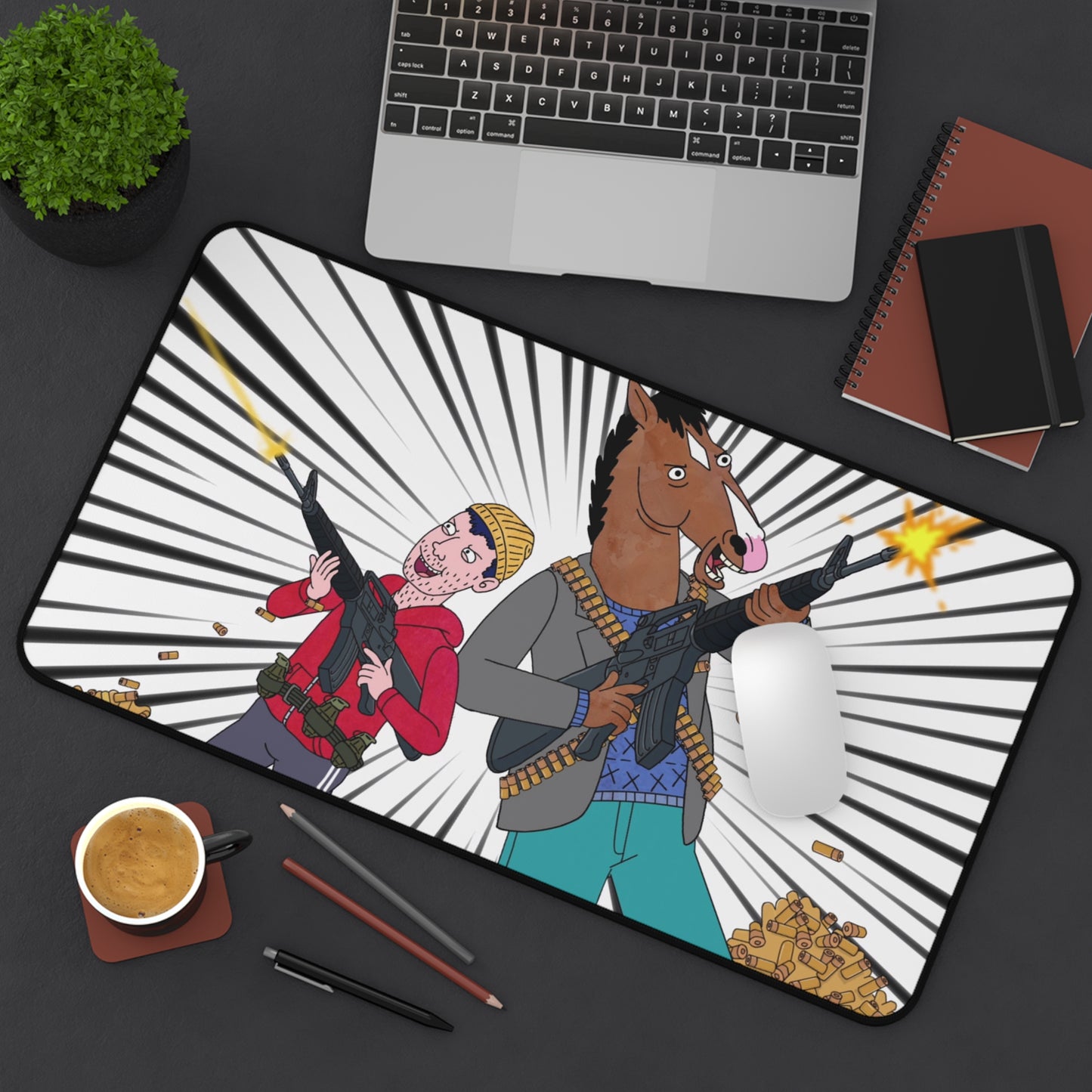 BoJack Horseman Desk Mat, gaming mouse mat, XXL deskpad mouse pad