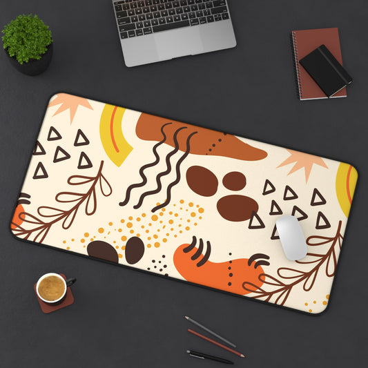 Organic abstract Desk Mat, gaming mouse mat, mousepad large, XXL deskpad mouse pad