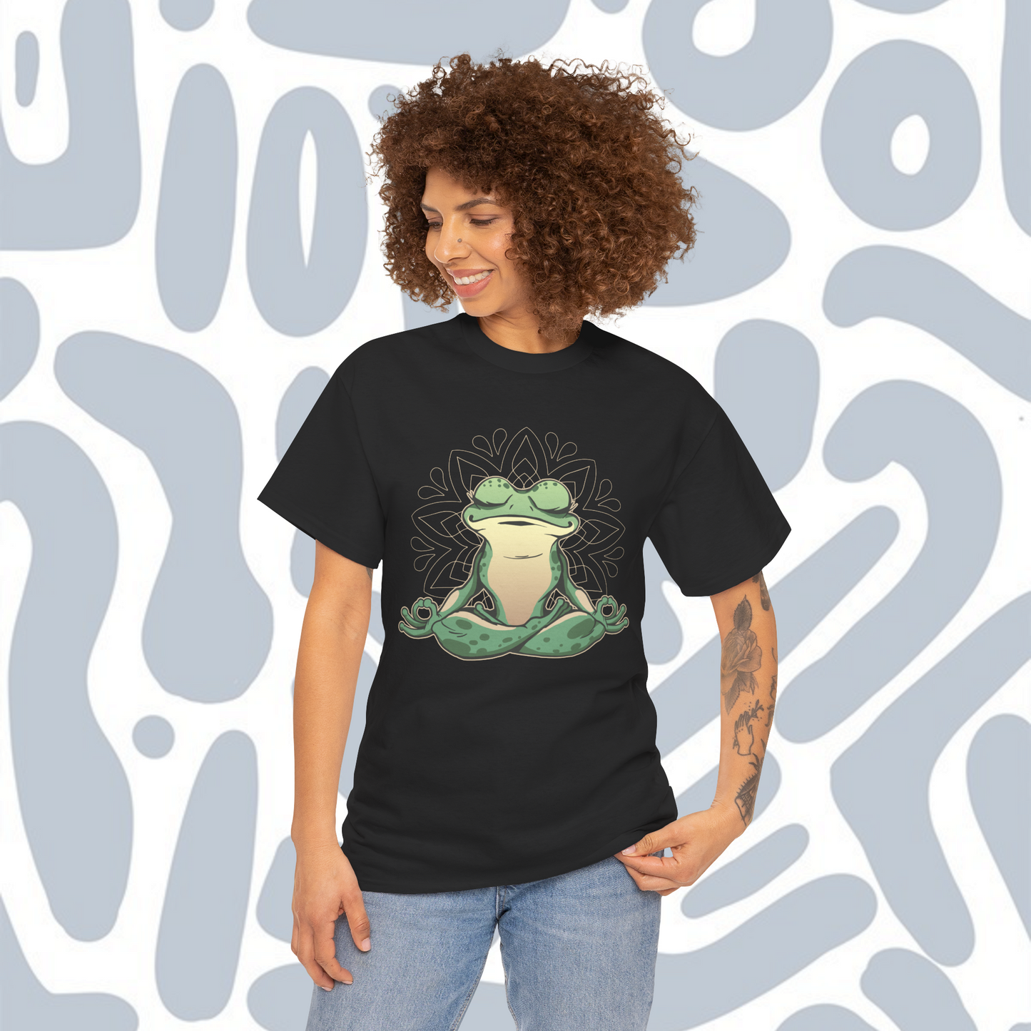 T-shirt Frog doing yoga