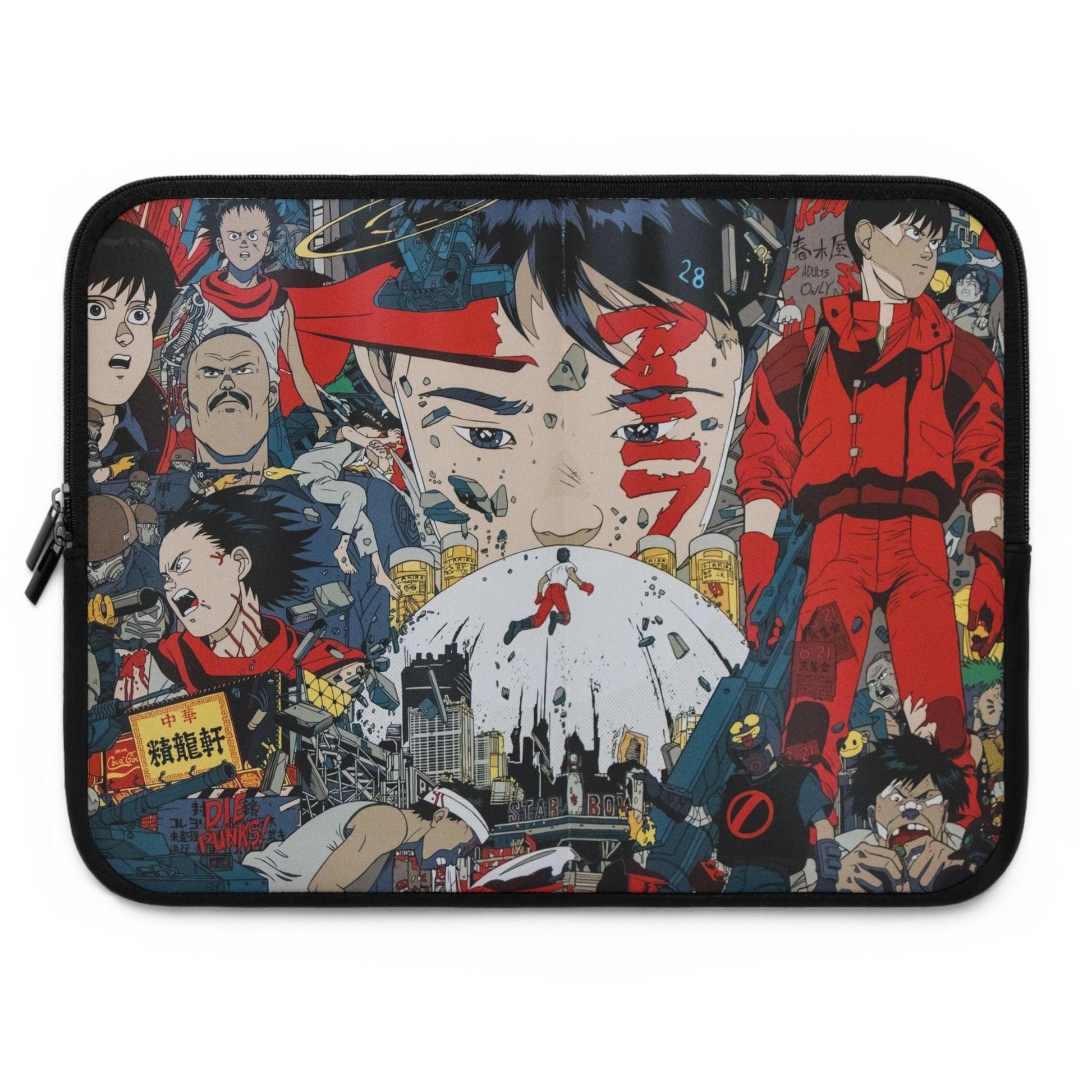 Anime Laptop sleeve macbook or any laptop 12, 13, 14, 16, 17 inch with print Akira, Laptop carrying case - Bolt Print