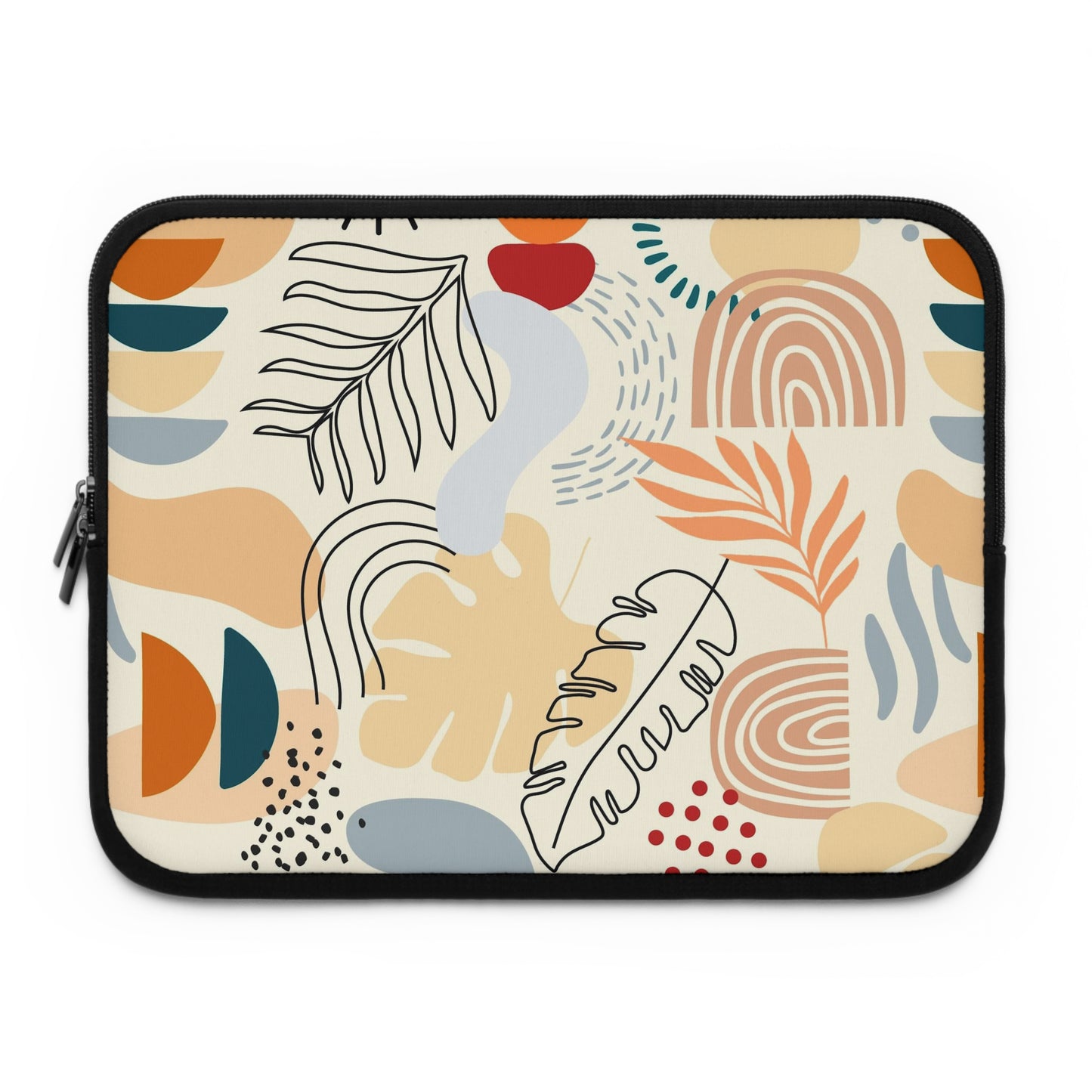 Laptop sleeve abstract shapes