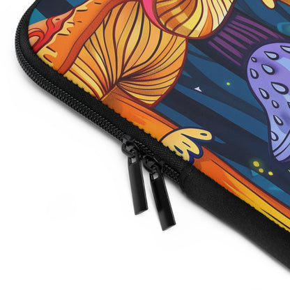 Psychedelic poisonous mushrooms Laptop sleeve macbook or any laptop, laptop bag, Laptop carrying case