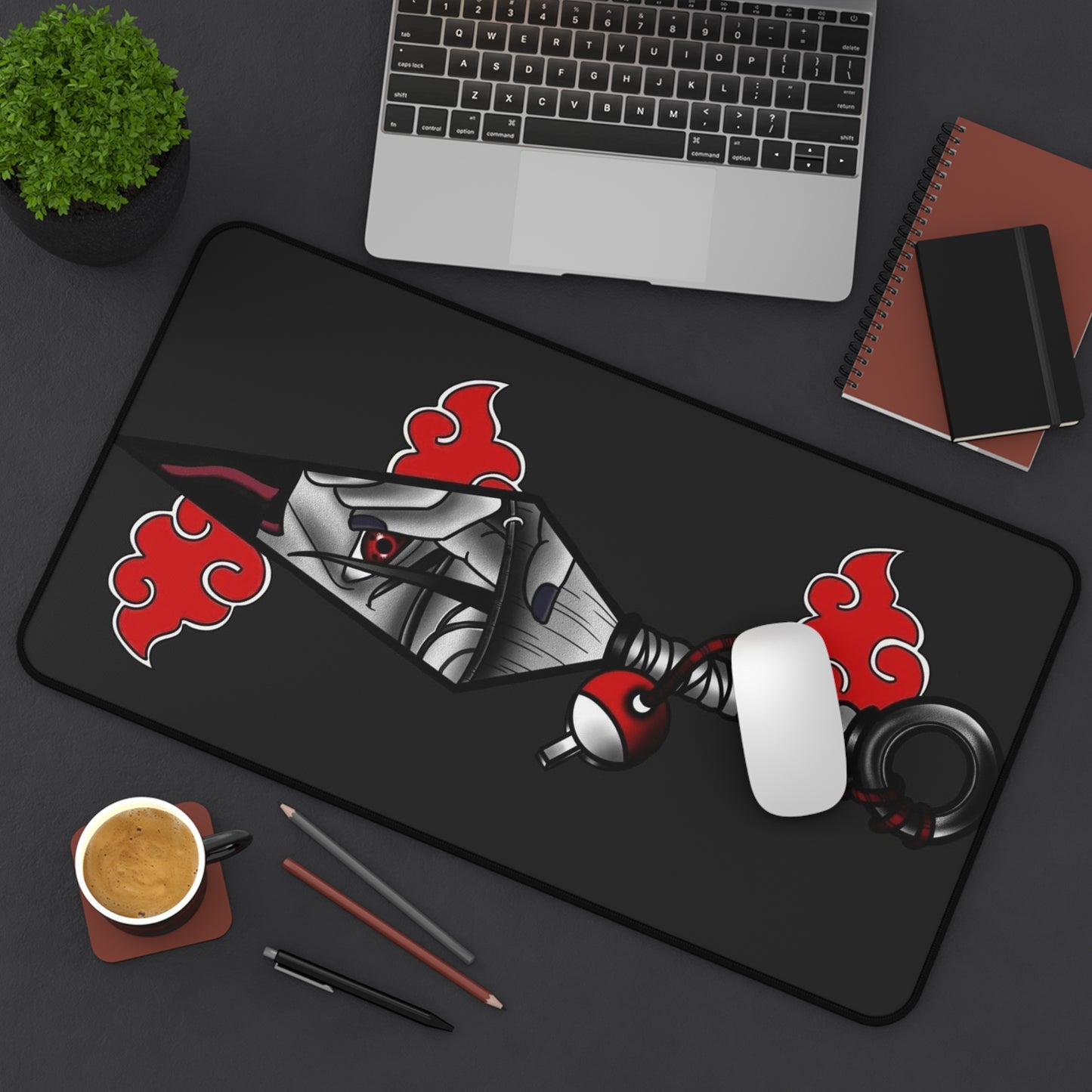 Naruto blade Desk Mat, deskmat xl, Gaming keyboard matt, mousepad large, XXL extended deskpad mouse pad, large gaming mousepad - Bolt Print