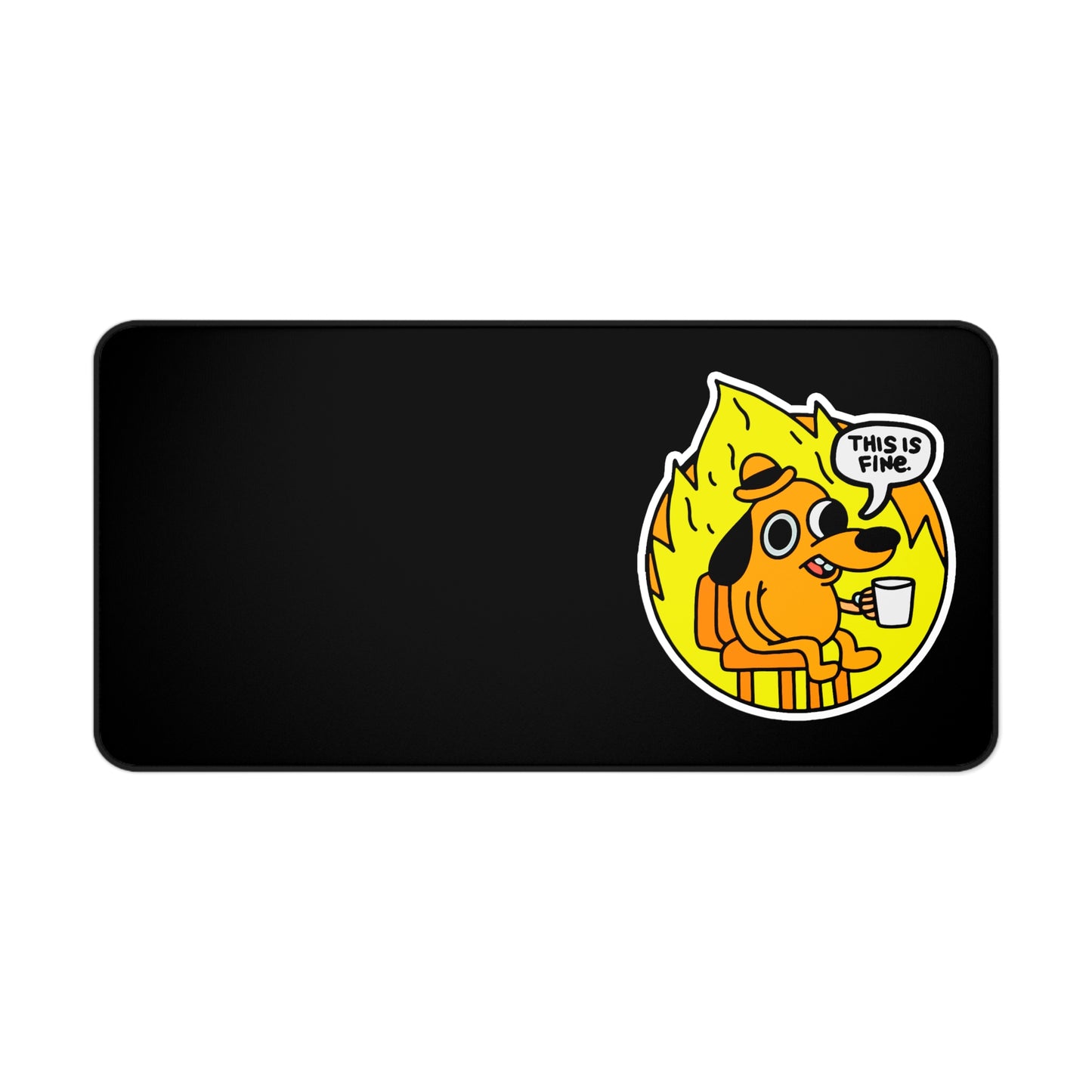 This is fine Desk Mat, gaming mouse mat, mousepad large, XXL deskpad mouse pad