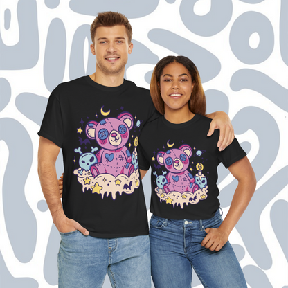 T-shirt Kawaii goth teddybear