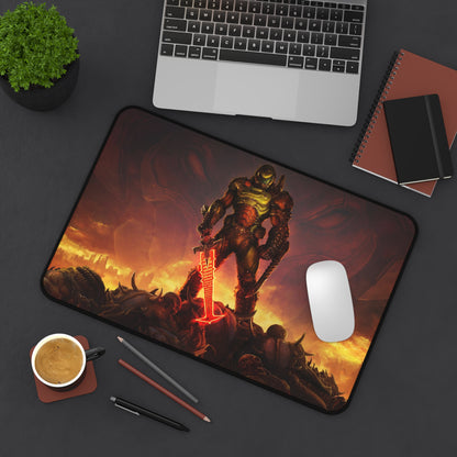 Doom Desk Mat, Gaming keyboard matt, mousepad large, XXL extended deskpad mouse pad - Bold Print