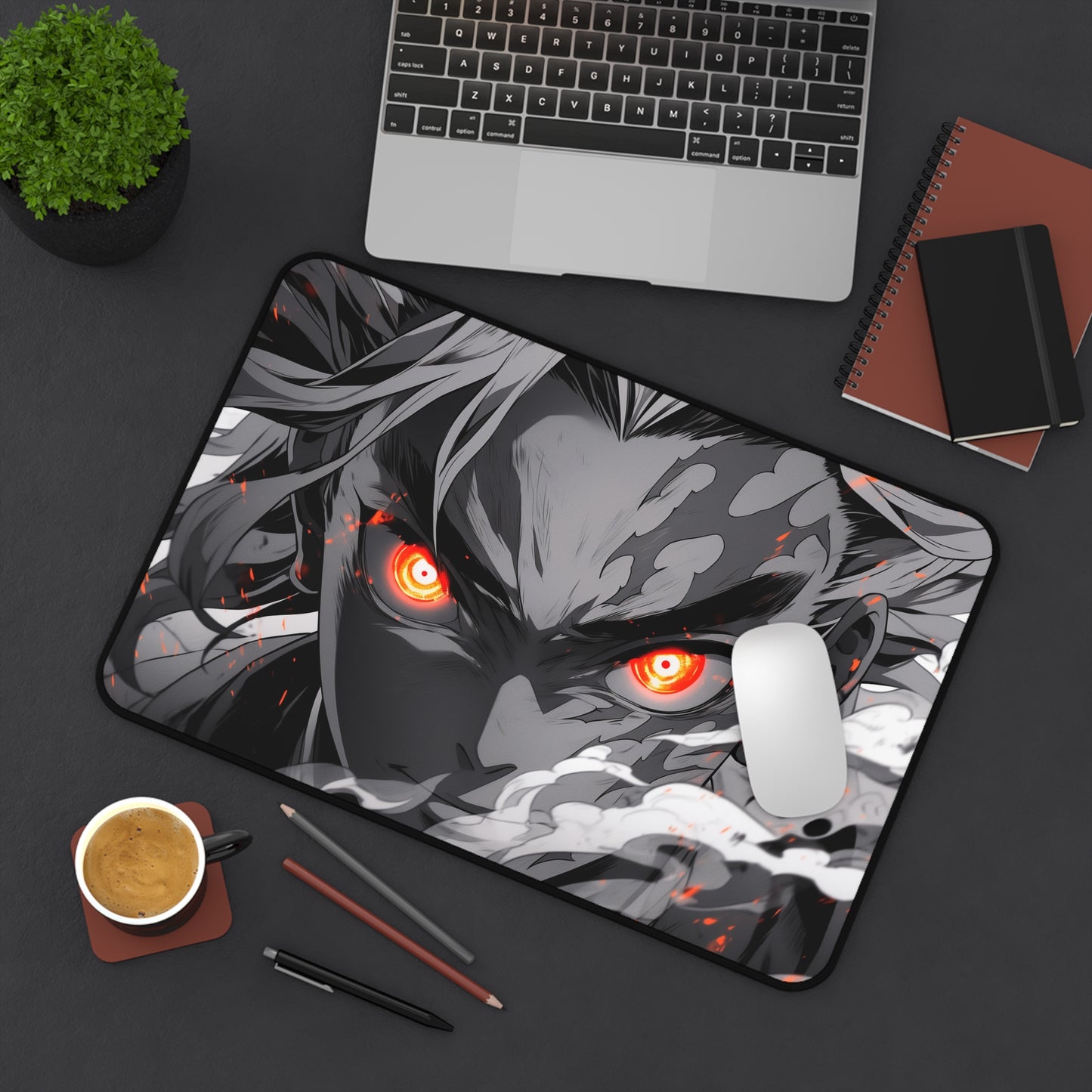 Anime Demon Slayer's Kyojuro Rengoku Desk Mat