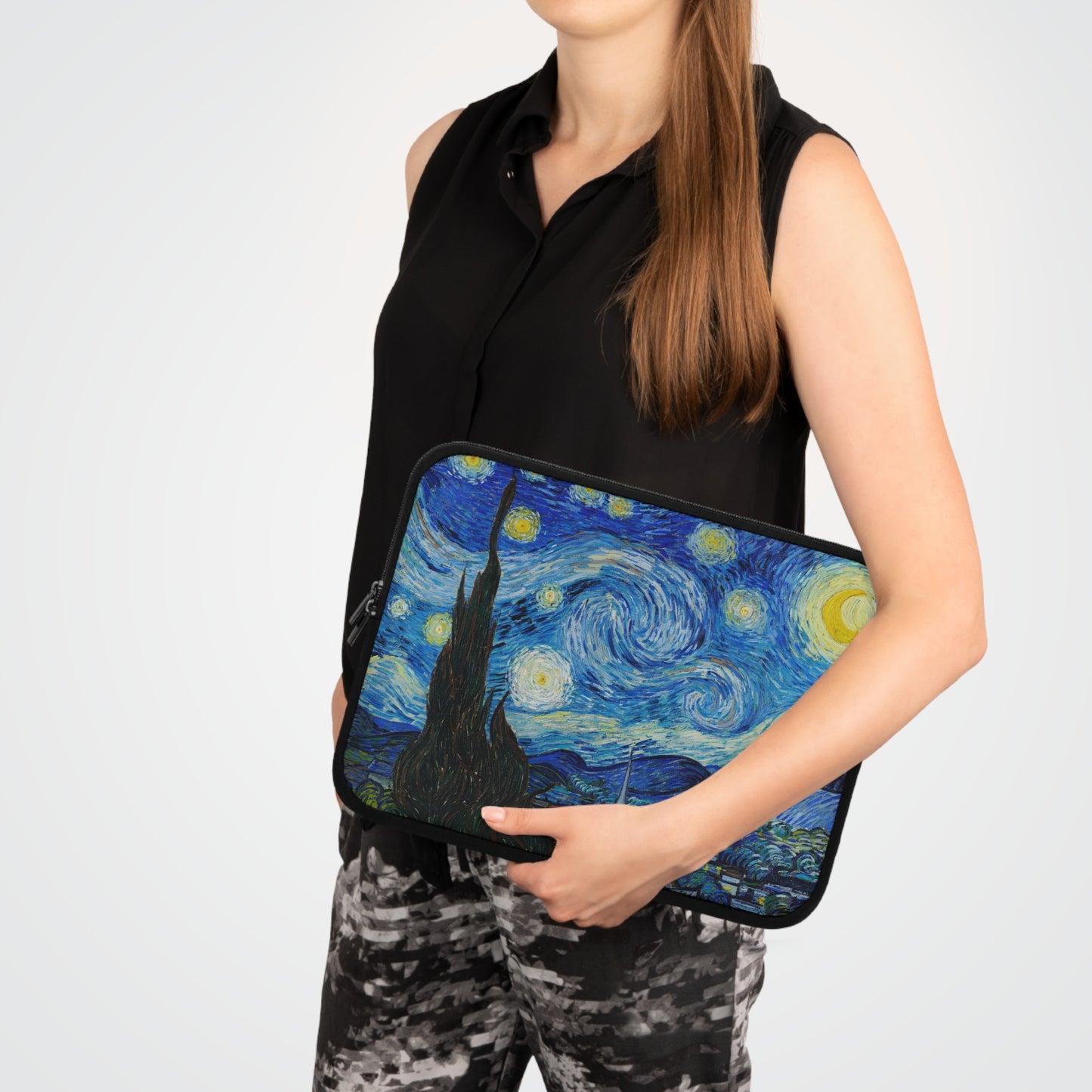 Van Gogh The Starry Night Laptop sleeve macbook or any laptop, laptop bag, Laptop carrying case