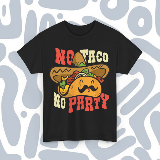 T-shirt Mexican taco party