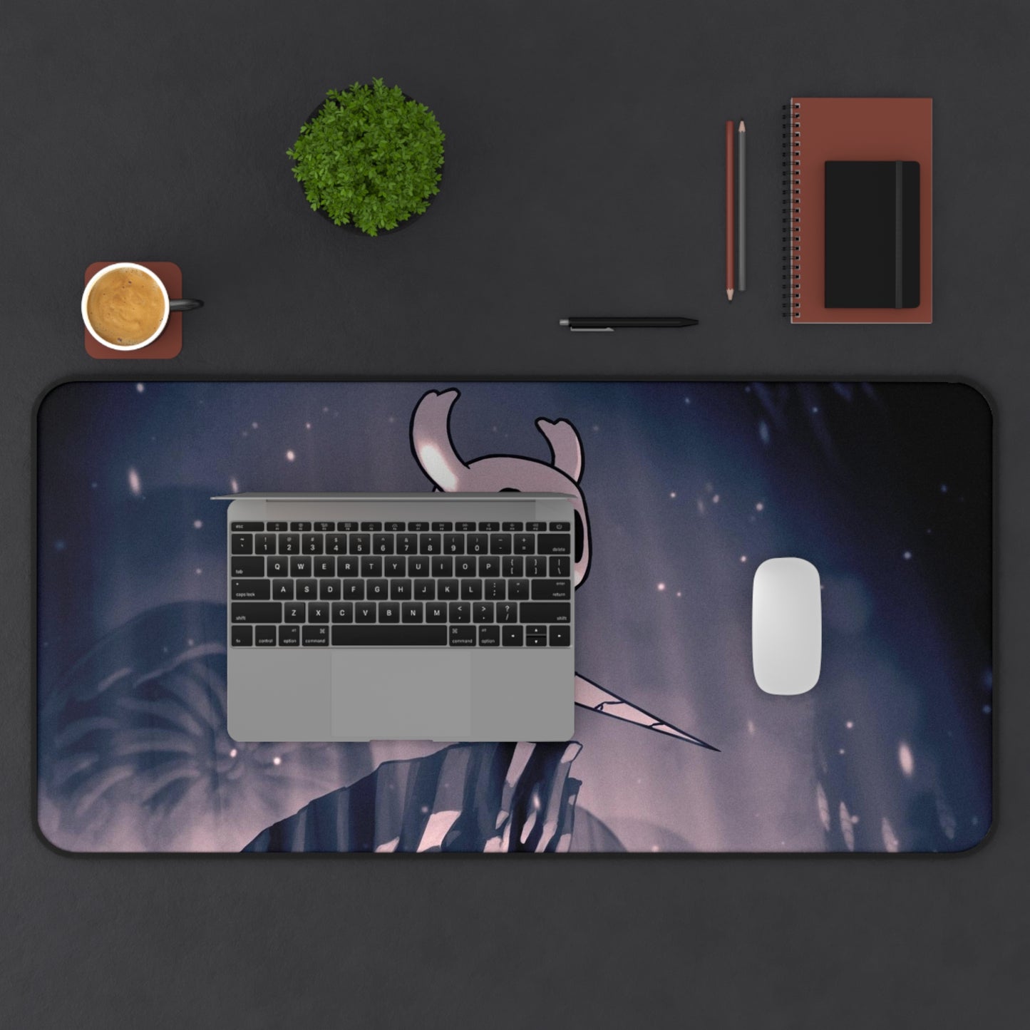 Hollow Knight Desk Mat, Gaming keyboard matt, mousepad large, XXL extended deskpad mouse pad - Bold Print