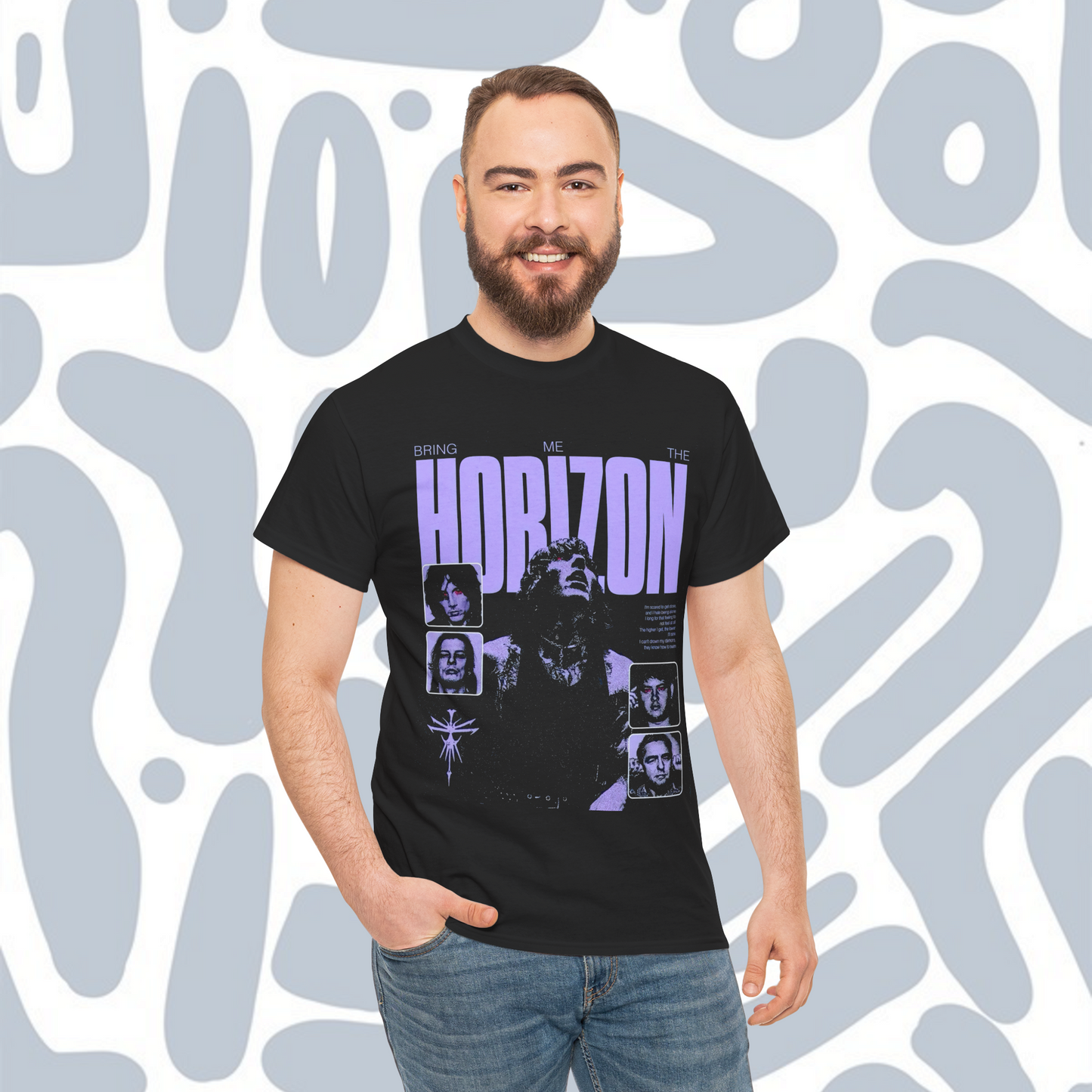 BRING ME THE HORIZON 6 T-Shirt, Metal Unisex tee