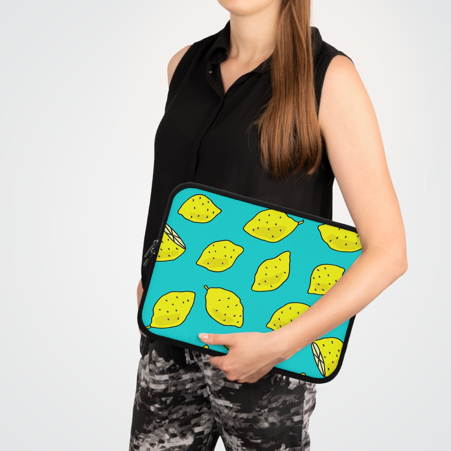 Lemon Laptop sleeve macbook or any laptop, laptop bag, Laptop carrying case