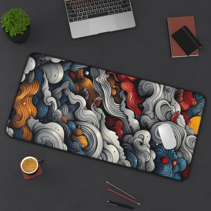 Abstract harmony Desk Mat