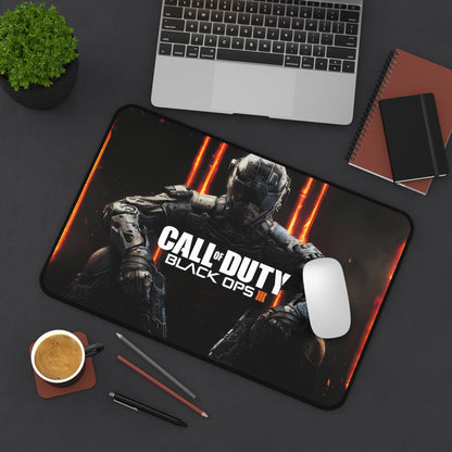 Call of Duty Black OPS 3 Desk Mat, Gaming keyboard matt, mousepad large, XXL extended deskpad mouse pad - Bold Print