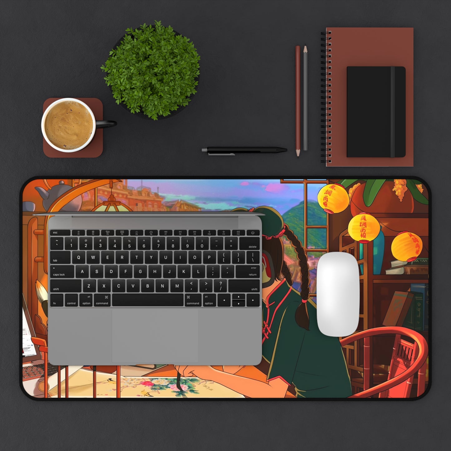 Lofi Girl Gaming Desk Mat