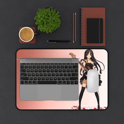 Anime girl with guitar Desk Mat, deskmat xl, Gaming keyboard matt, mousepad large, XXL extended deskpad mouse pad, large gaming mousepad - Bolt Print