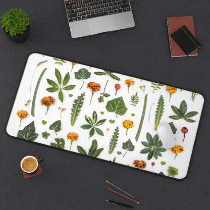 Leaves Desk Mat, Gaming keyboard matt, mousepad large, XXL extended deskpad mouse pad