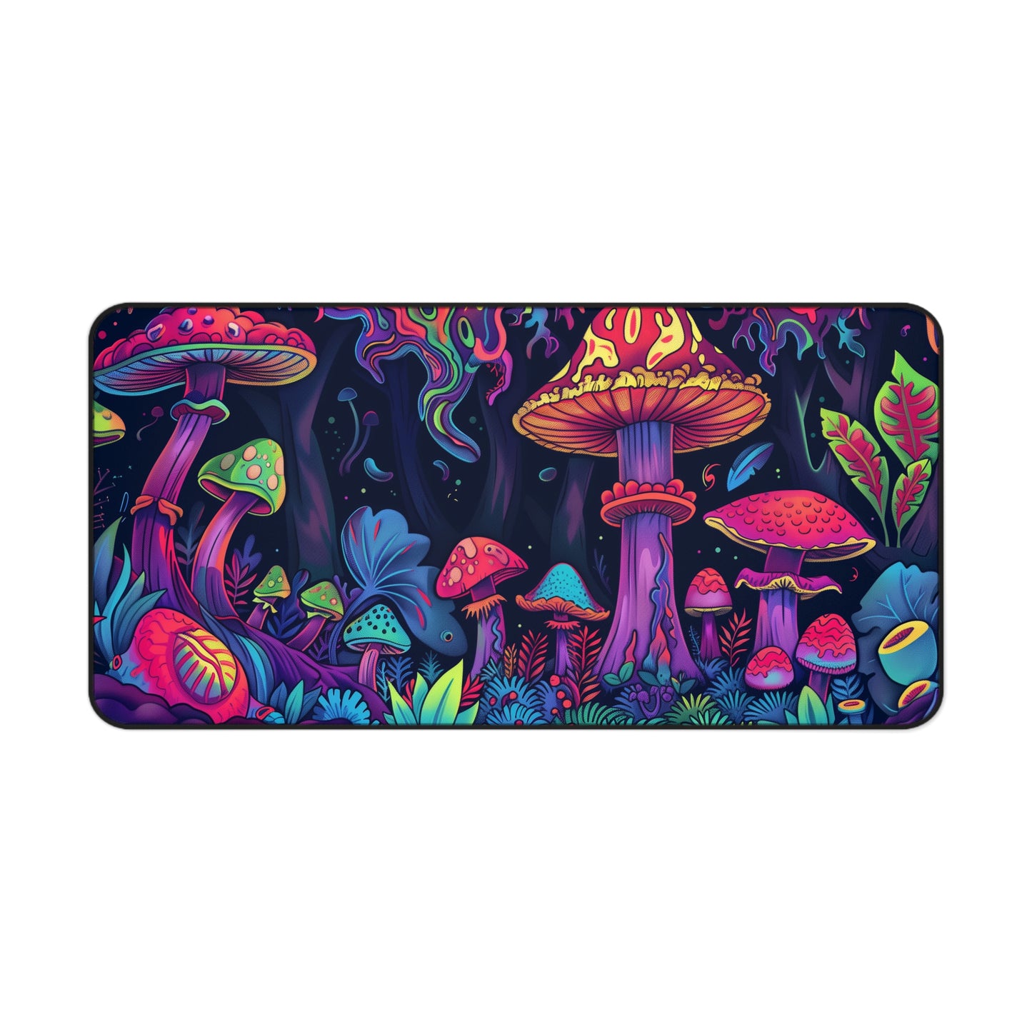 psychedelic mushrooms Desk Mat, Psychedelic gaming mouse mat, XXL deskpad mouse pad