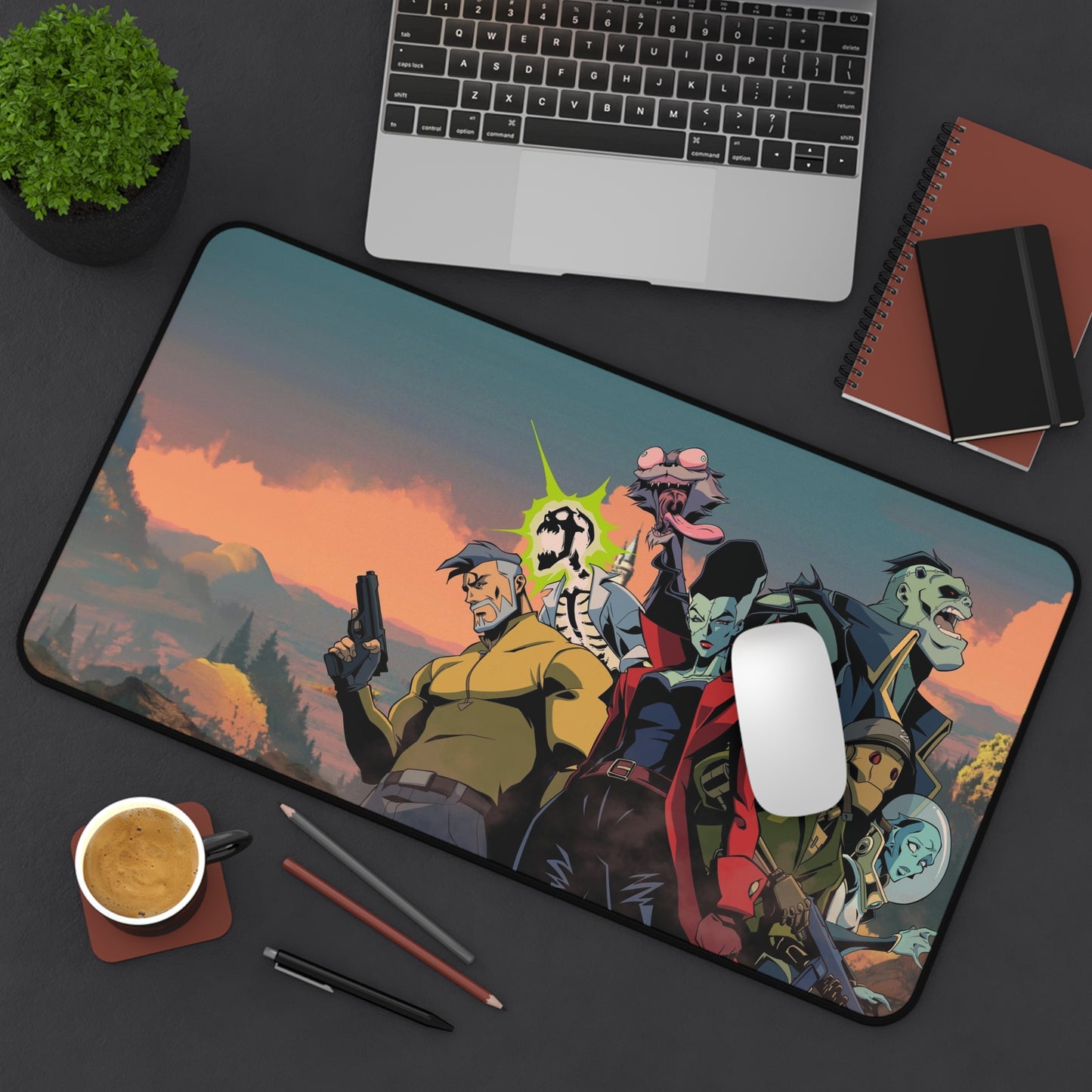 Creature Commandos Gaming Desk Mat