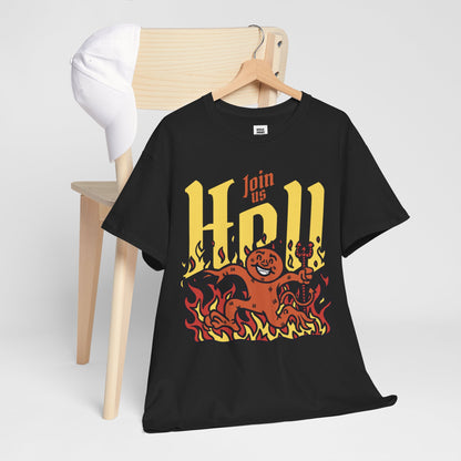 T-shirt Join us hell