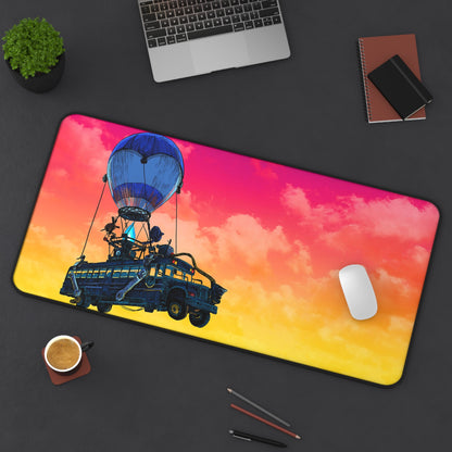 Fortnite battle bus Desk Mat, Gaming keyboard matt, mousepad large, XXL extended deskpad mouse pad