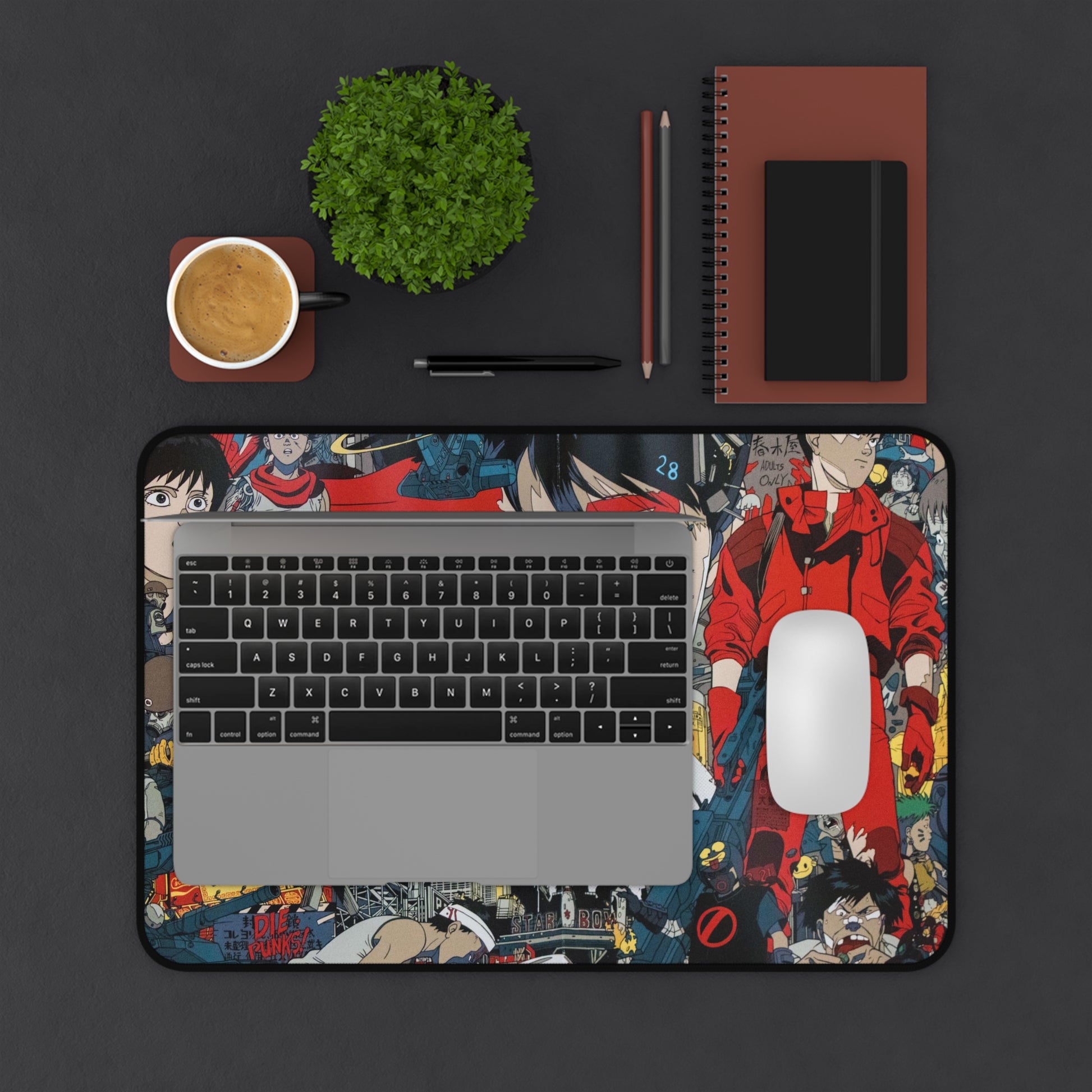 Anime Akira Desk Mat, Gaming keyboard matt, mousepad large, XXL extended deskpad mouse pad - Bold Print