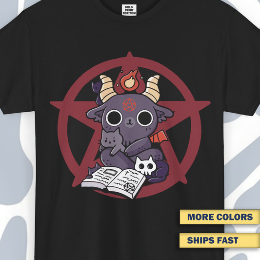 Demon cat T-Shirt, Funny Unisex tee