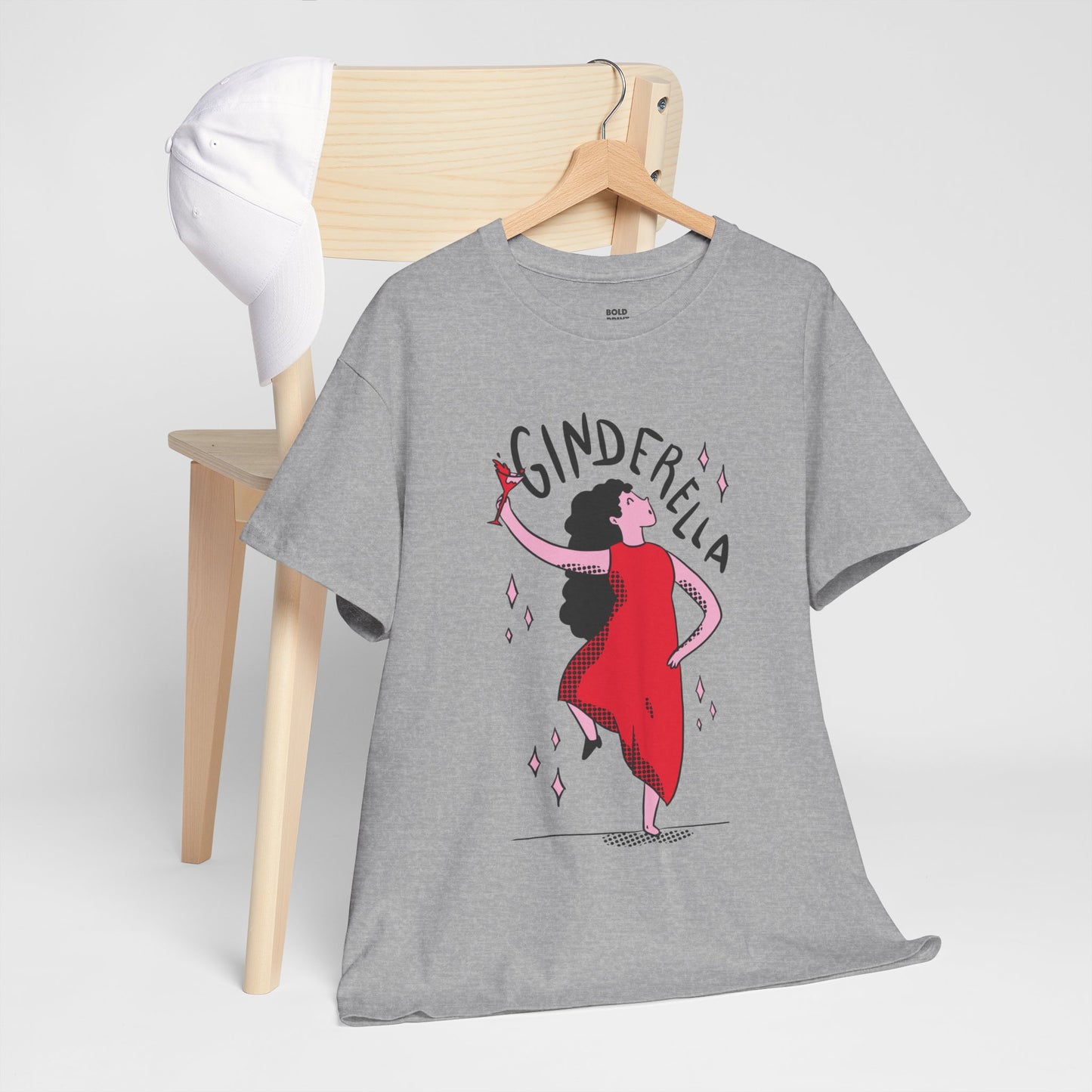 Ginderella t-shirt, graphic shirts, unisex tshirt, funny printed T-shirt