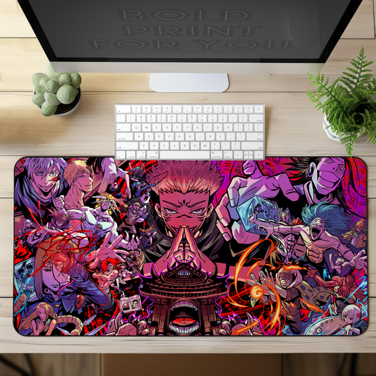Anime Jujutsu Kaisen Gojo vs Sukuna Desk Mat