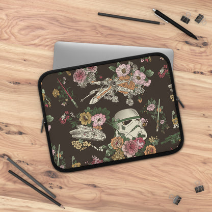 Star Wars Flowers Laptop sleeve macbook or any laptop 13, 15, 17 inch with print Star wars, laptop bag